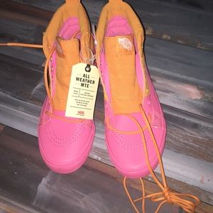 Vans Shoes - VANS SK8-HI ๐ Dark Ceddar/Pink Lemonade color! Vans Shoes - VANS SK8-HI ๐ Dark Ceddar/Pink Lemonade color!